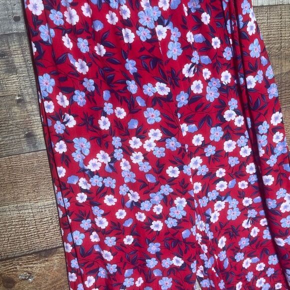 New GB juniors‎ red pants romper jumpsuit spaghetti straps, ruching, size XL - Picture 6 of 16